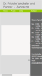 Mobile Screenshot of drwechsler.de